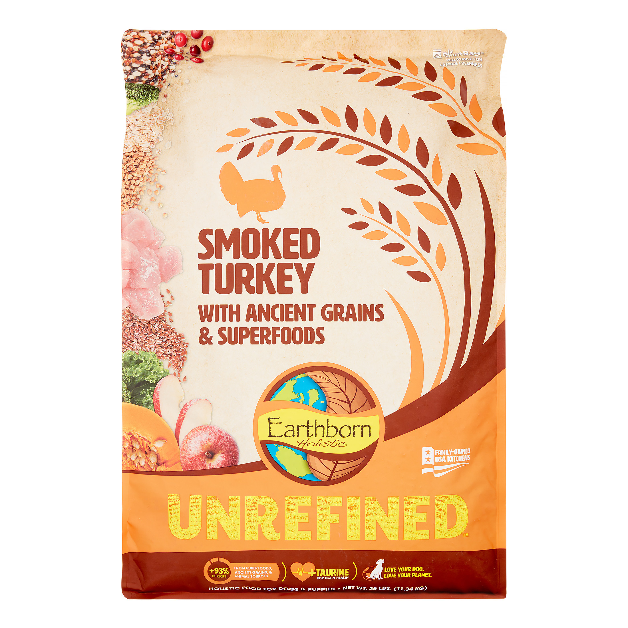 Earthborn Unrf Smk Turk 25lb