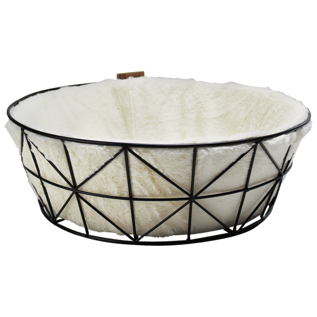 BEONE Wire Basketw/Cushion Cat