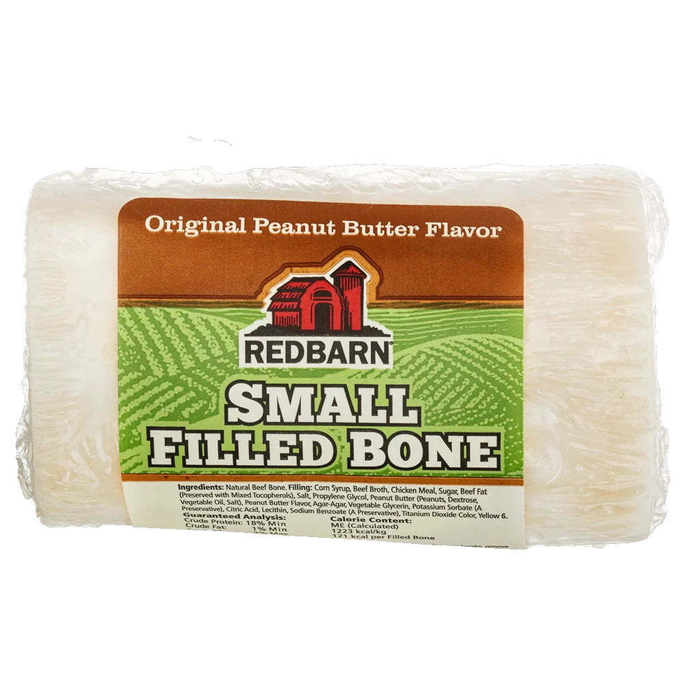 Red Barn Small Filled Bone PB