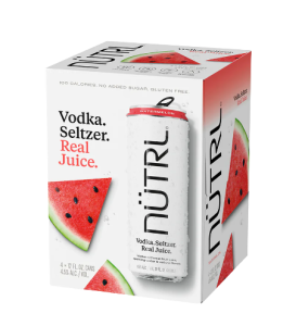 NÜTRL Vodka Seltzer Watermelon 4pk 12oz Cans