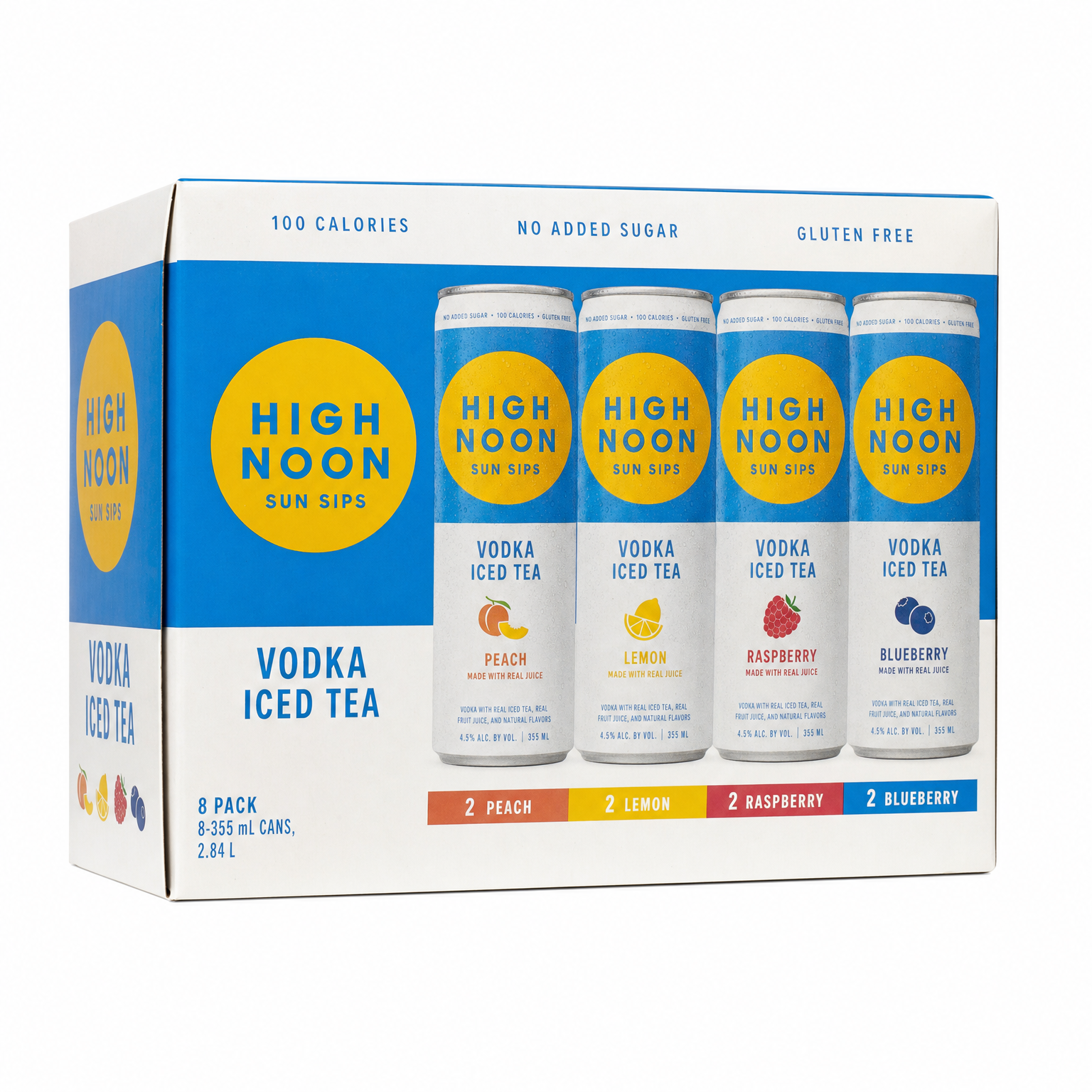 High Noon Vodka Iced Tea Variety Pack 8 x 355ml
