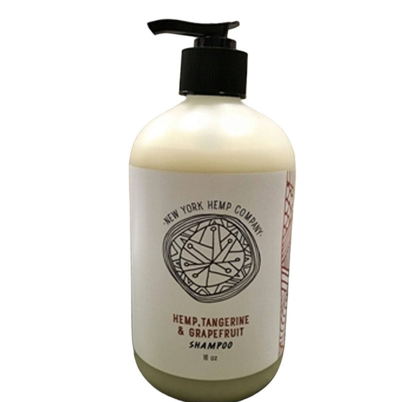 Organic 16 Oz Hemp Tangerine Grapefruit Shampoo