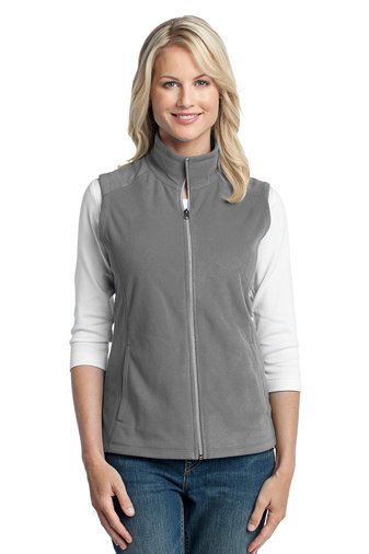 Ladies Microfleece Vest - L226 - Gray