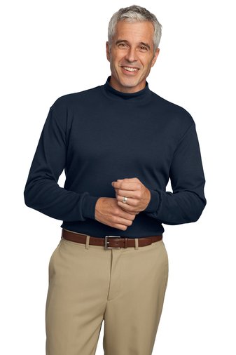 Interlock Knit Mock Turtleneck - K321