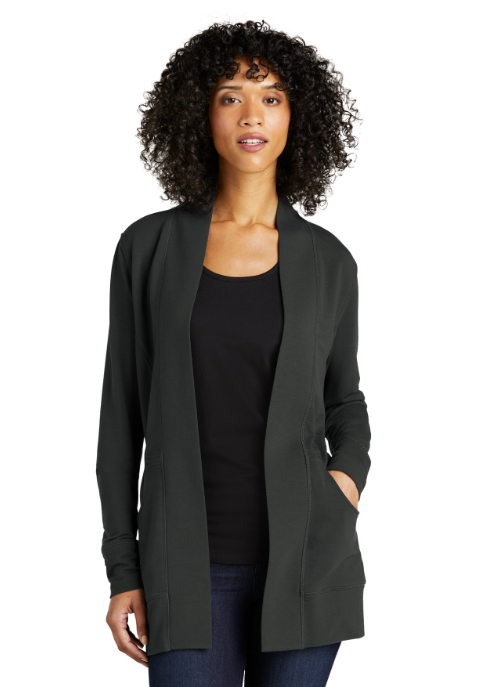 LK825 Port Authority® Ladies Microterry Cardigan