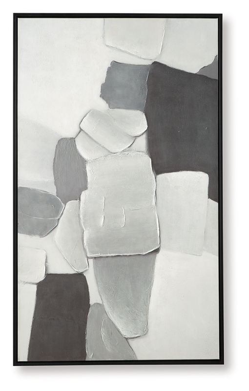 Adilson - Wall Art - White / Gray / Black
