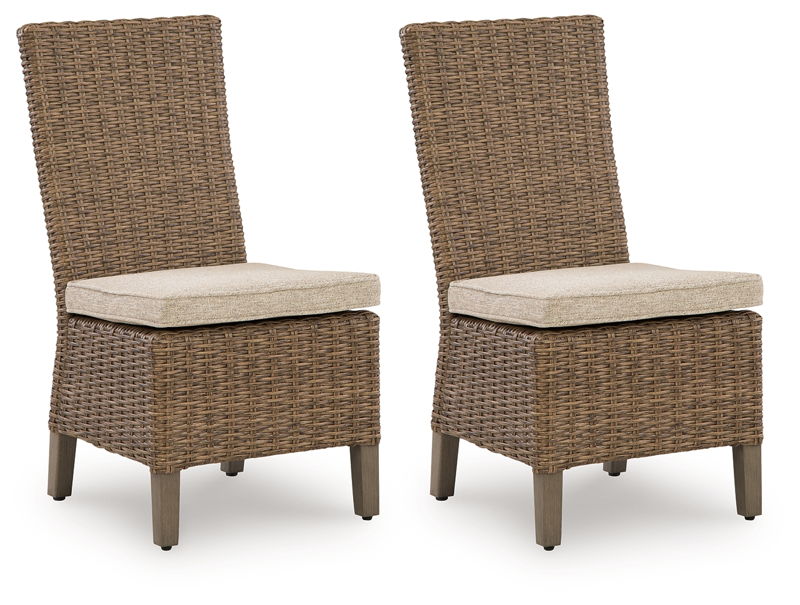 Laguna Heights - Side Chair With Cushion (Set of 2) - Beige