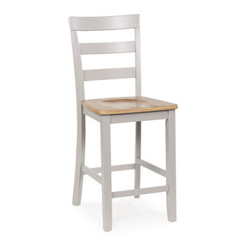 Harperfeld - Barstool (Set of 2) - Natural / Gray