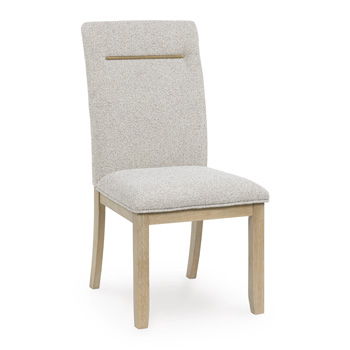 Lasinger - Dining Upholstered Side Chair (Set of 2) - Light Brown