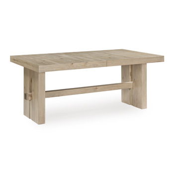 Lasinger - Rectangular Dining Room Extension Table - Light Brown