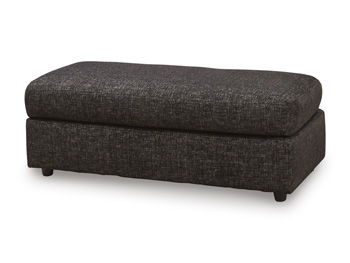 Lentiz - Oversized Accent Ottoman - Onyx