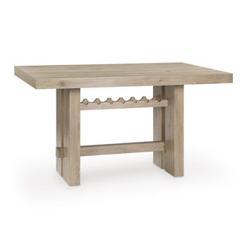 Lasinger - Rectangular Dining Room Counter Table - Light Brown