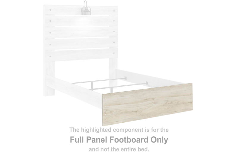 Cambeck - Full Panel Footboard - Whitewash