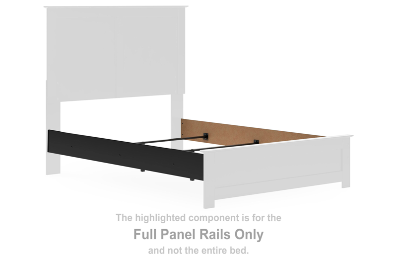 Maribel - Full Panel Rails - Black