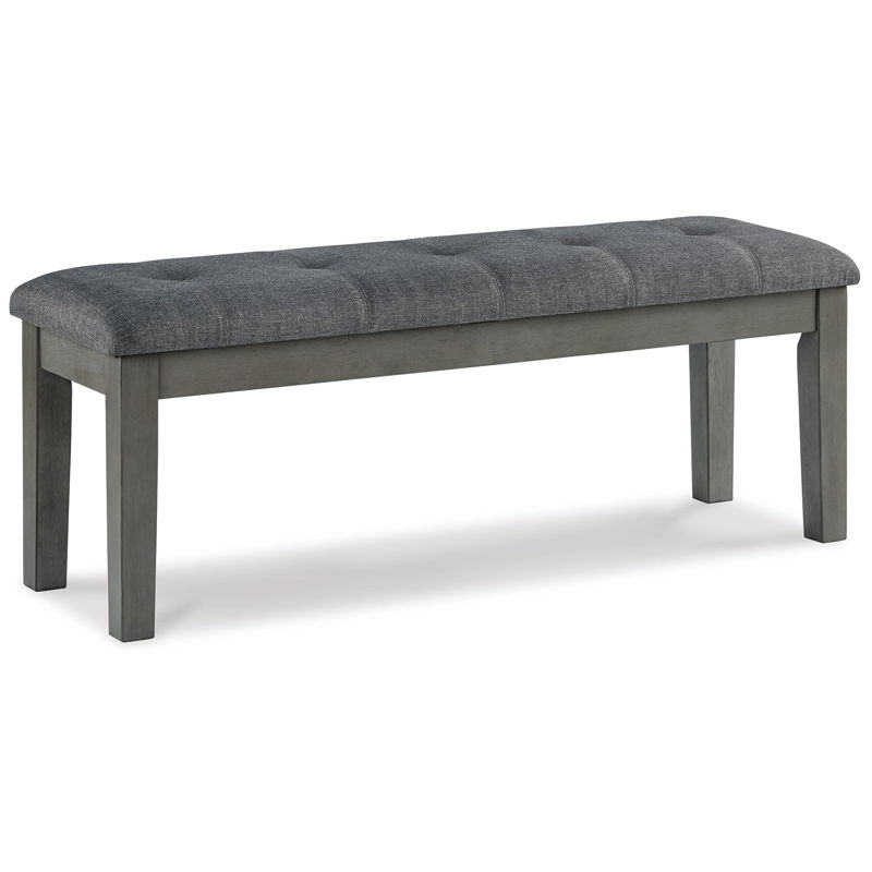 Hallanden - Large UPH Dining Room Bench - Black / Gray