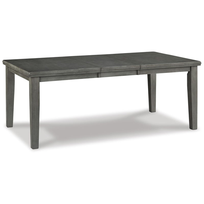 Hallanden - Rectangular Dining Room Butterfly Extension Table - Gray