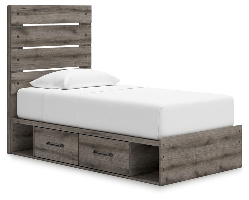 Graystorm - Panel Storage Bed
