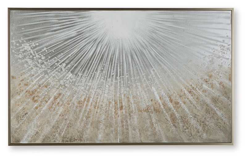 Waldard - Wall Art - Gray / Taupe / White
