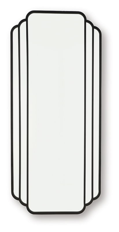 Antigone - Floor Mirror - Black