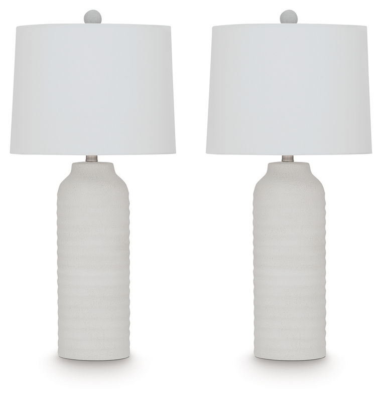 Vauville - Poly Table Lamp (Set of 2) - White