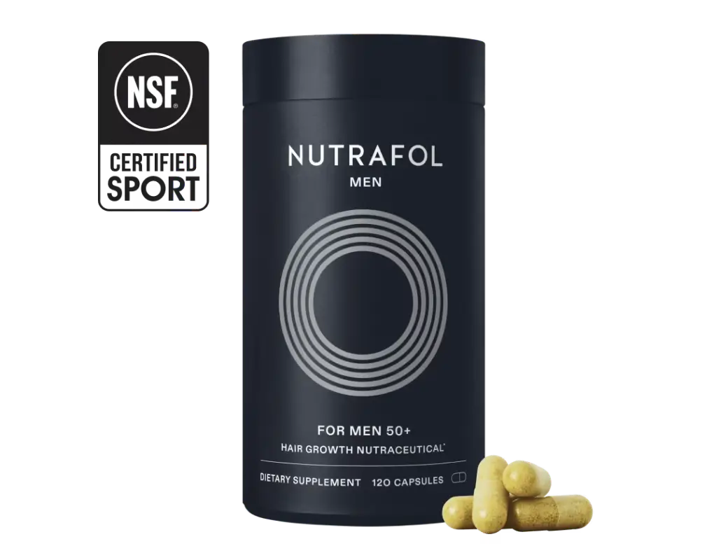 Nutrafol Men's 50+ Hair Thinning Supplements