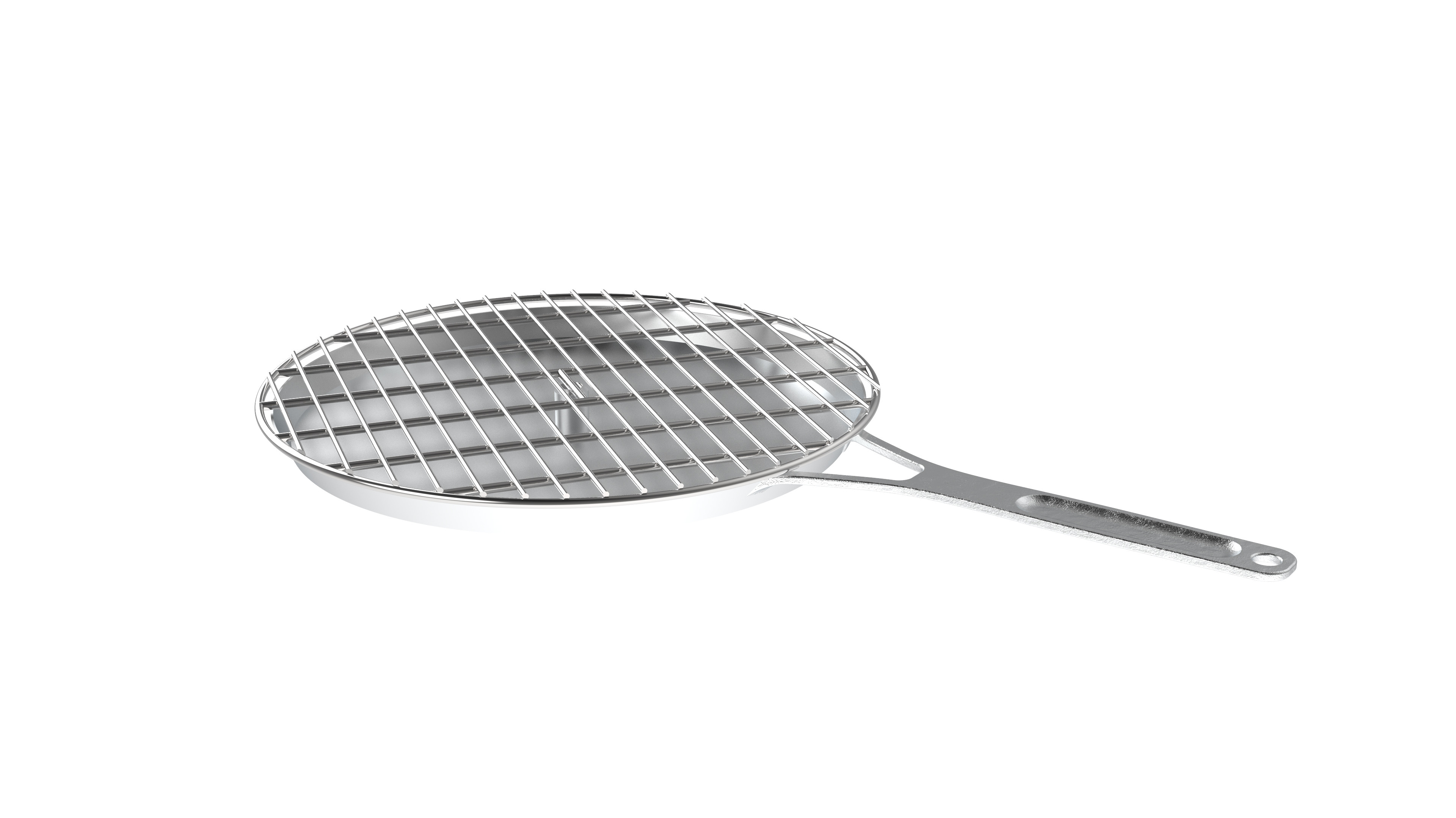 Grease Pan with Rotary Broiling Grill