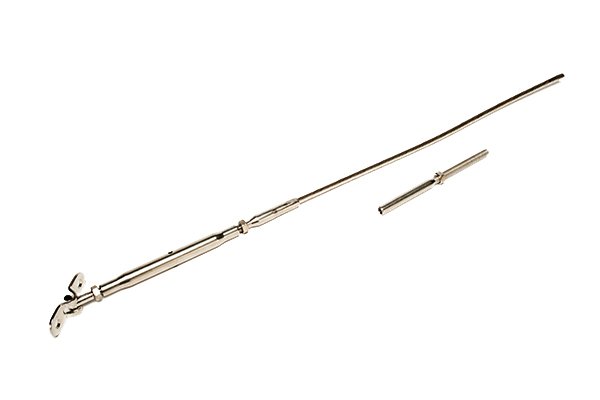 Deck Turnbuckle Assembly W/ Hand Swage Tensioning Terminal