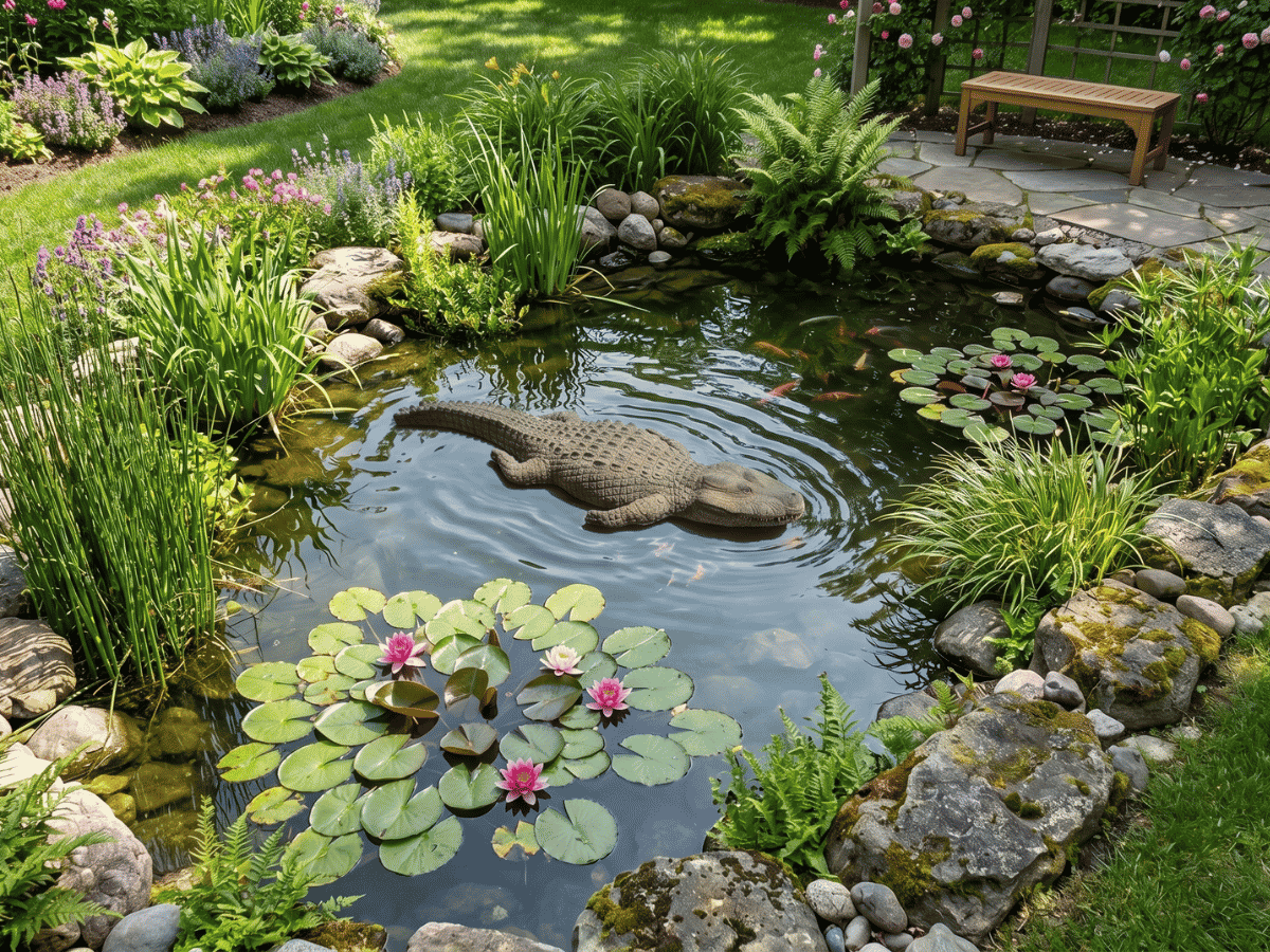 Floating Alligator 3