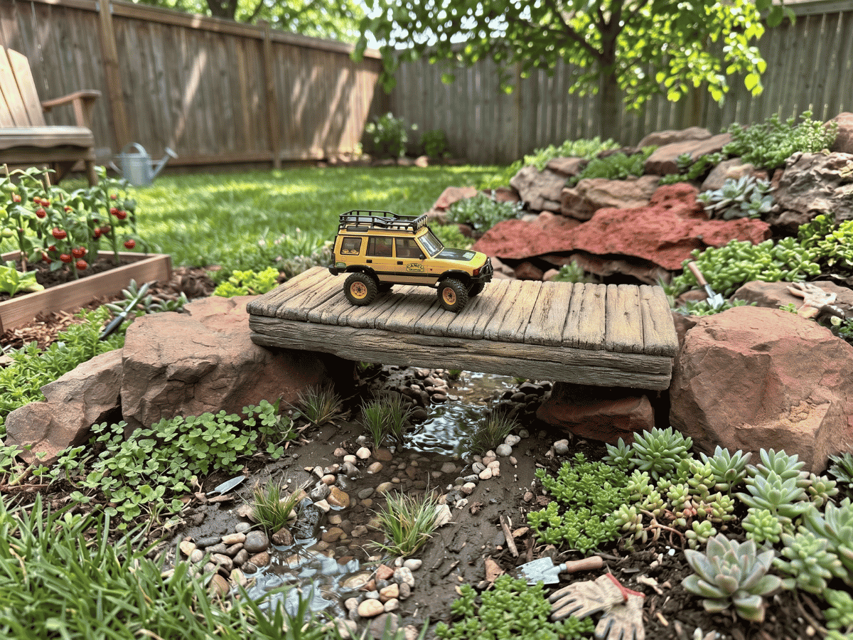 Weathered Plank Bridge