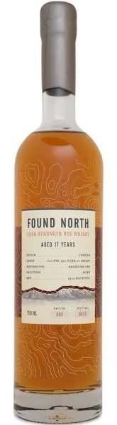 Found North 17 Year Cask Strength Rye 750ml