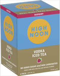 High Noon Raspberry Iced Tea 4Pk 355ml