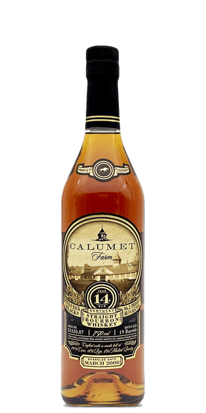 Calumet Farm Single Rack Black 14 Year Old Bourbon Whiskey 750ml