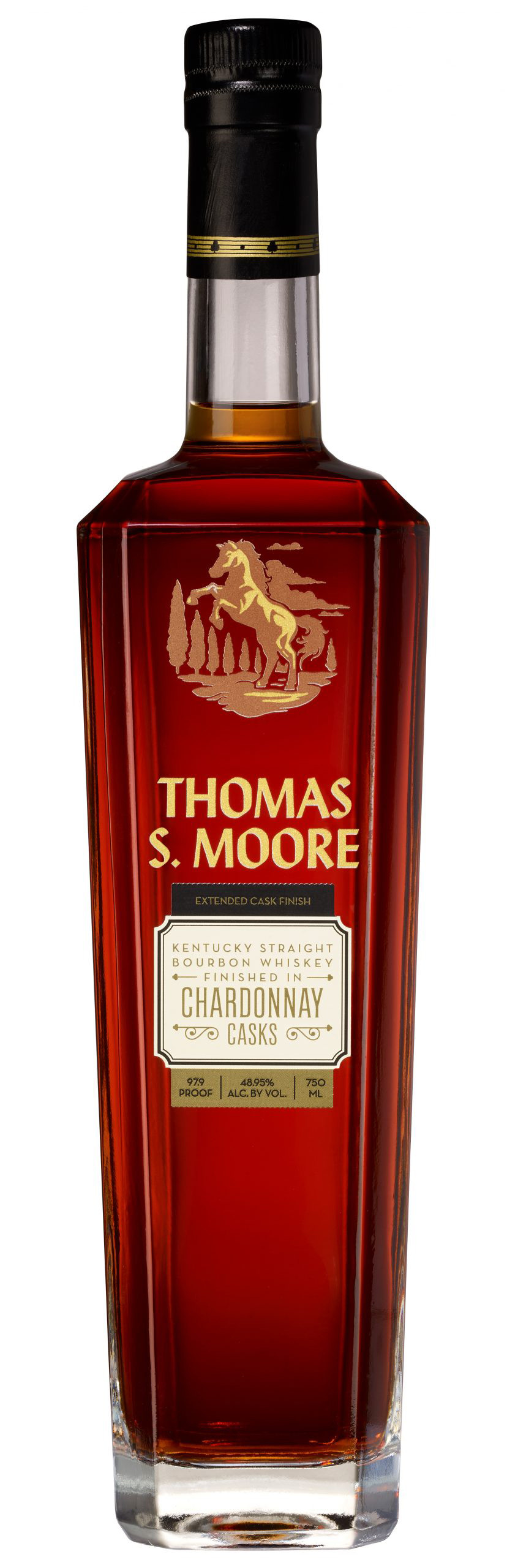 Thomas S. Moore Kentucky Straight Bourbon Whiskey Finished In Chardonnay Casks 750ml