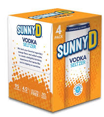 Sunnyd Vodka Seltzer 4Pk 355ml Cans