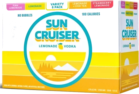 Sun Cruiser Lemonade Variety 8Pk 12oz Cans