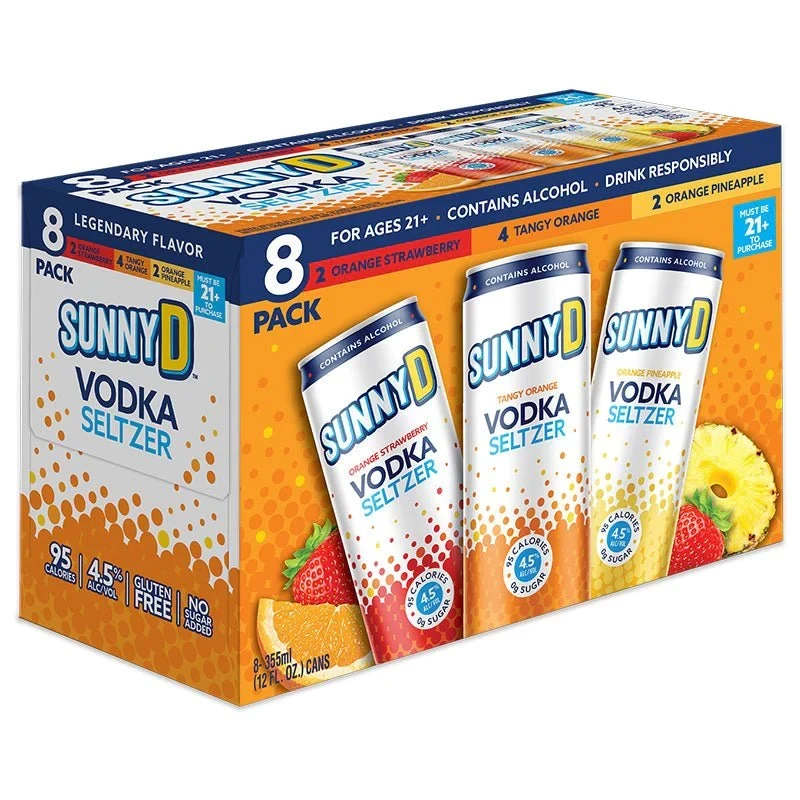 Sunnyd Variety 8 Pack 8 X 200ml