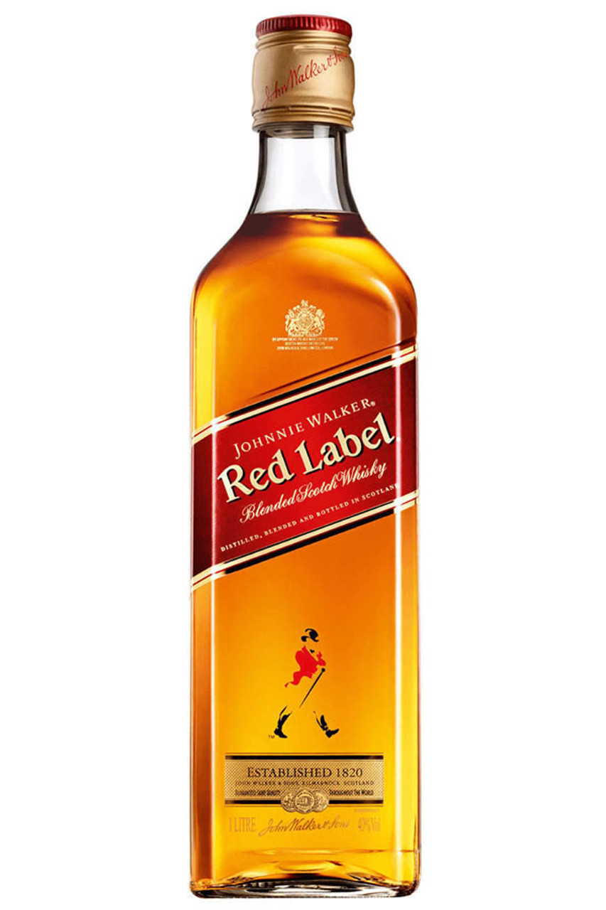 Johnnie Walker Red Label Blended Scotch Whisky 1L