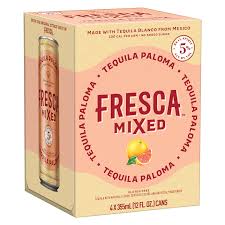 Fresca Mixed Tequila Paloma 4Pk 12oz Cans
