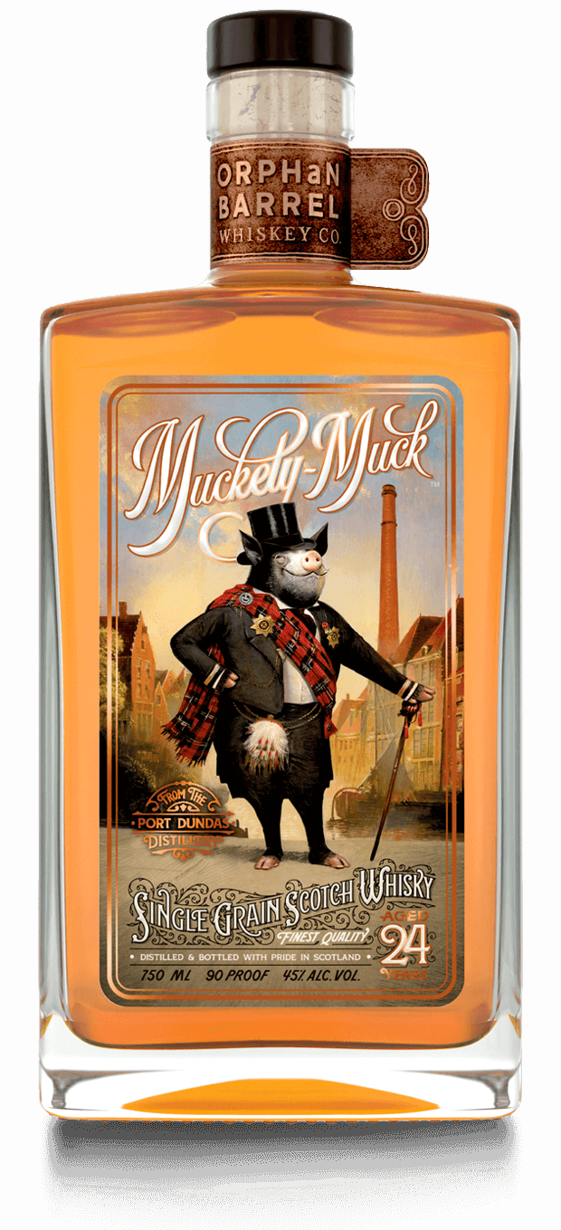 Orphan Barrel Muckety-Muck 24 Year Old Single Grain Scotch Whisky 750ml