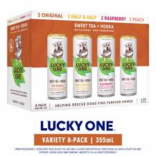 Lucky One Tea & Vodka Variety Can 8Pk 8X12oz