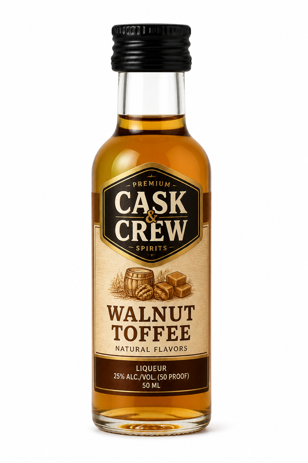 Cask & Crew Walnut Toffee Whiskey 50ml