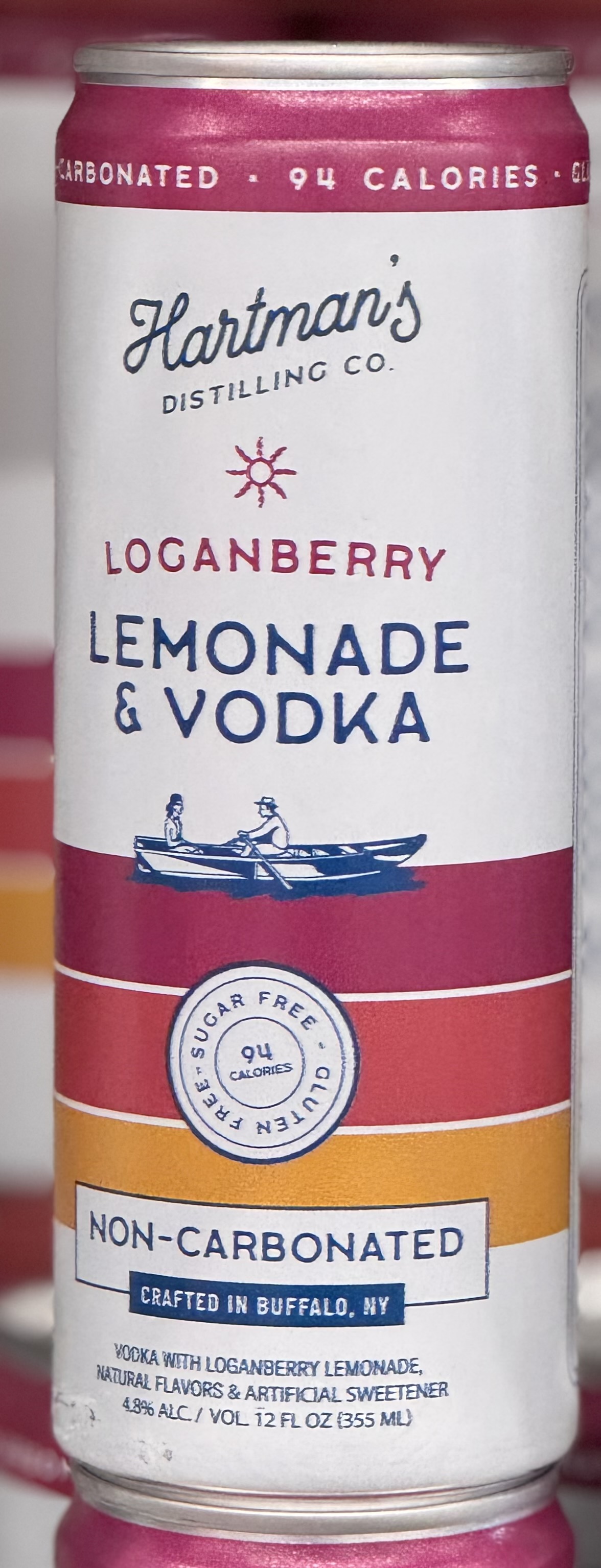 Hartman's Loganberry Lemonade 12oz Can