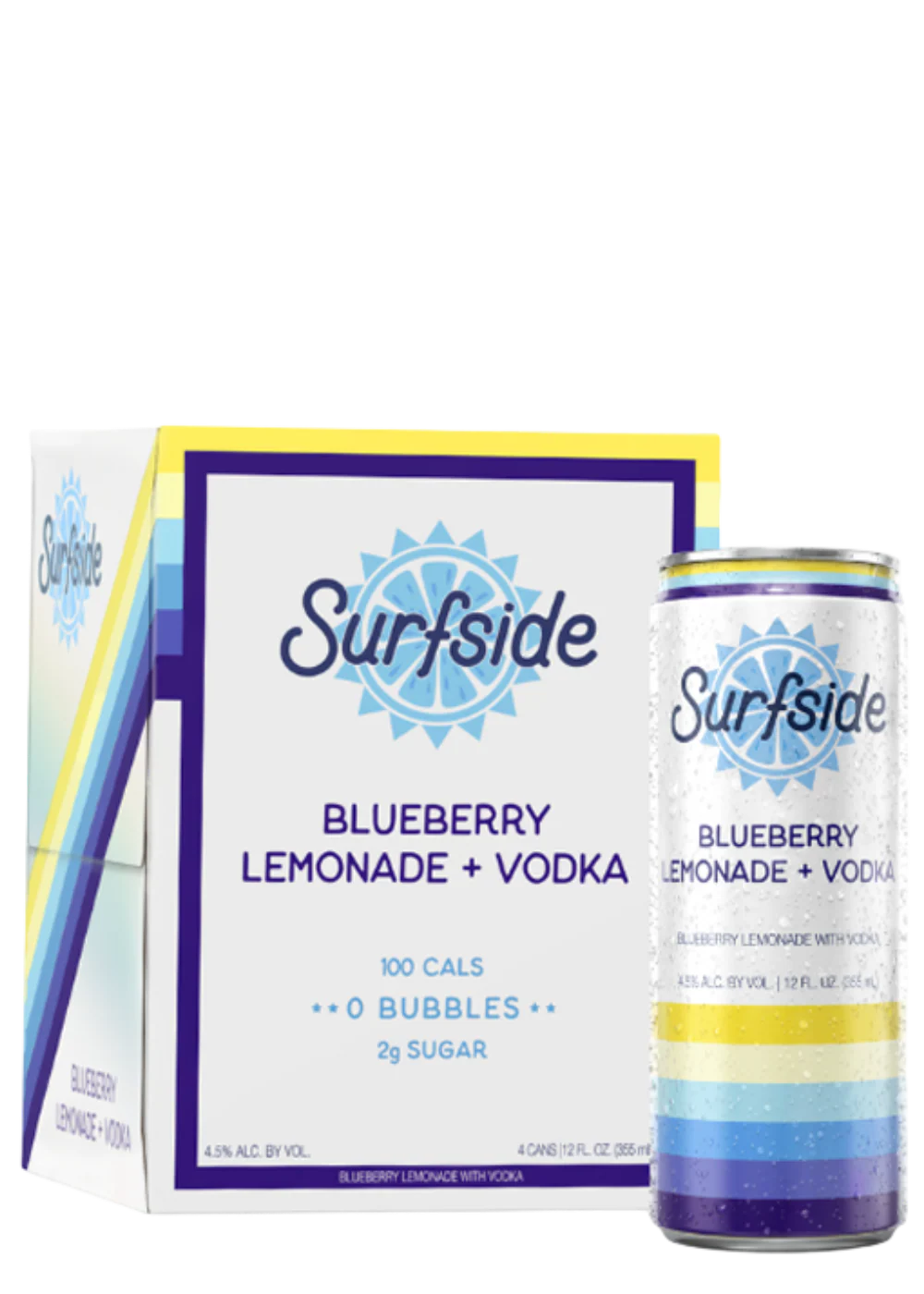 Surfside Blueberry Lemonade Vodka 4-Pack 355ml Cans