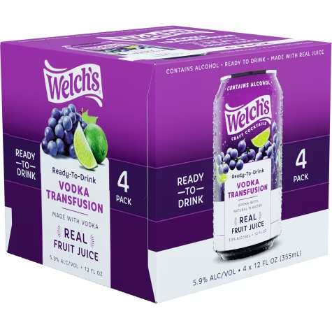 Welch's Vodka Transfusion 4Pk