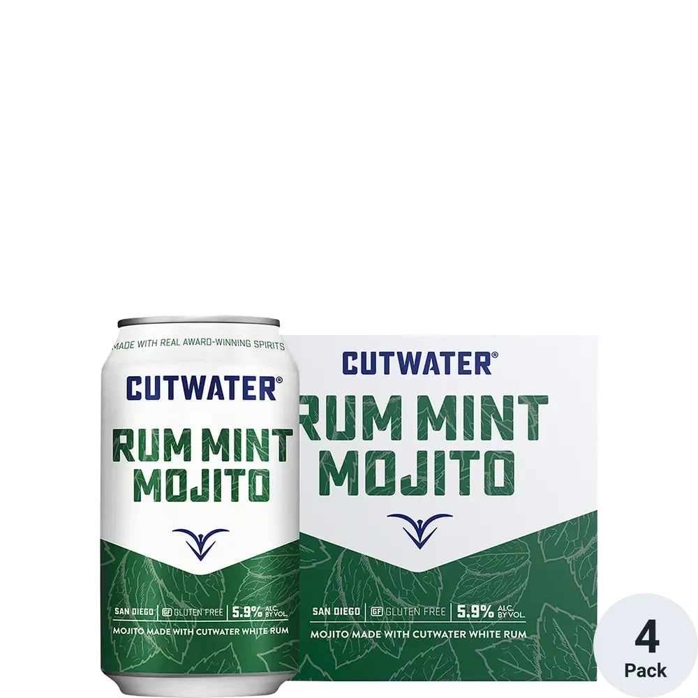 Cutwater Rum Mint Mojito Can 4Pk 355ml