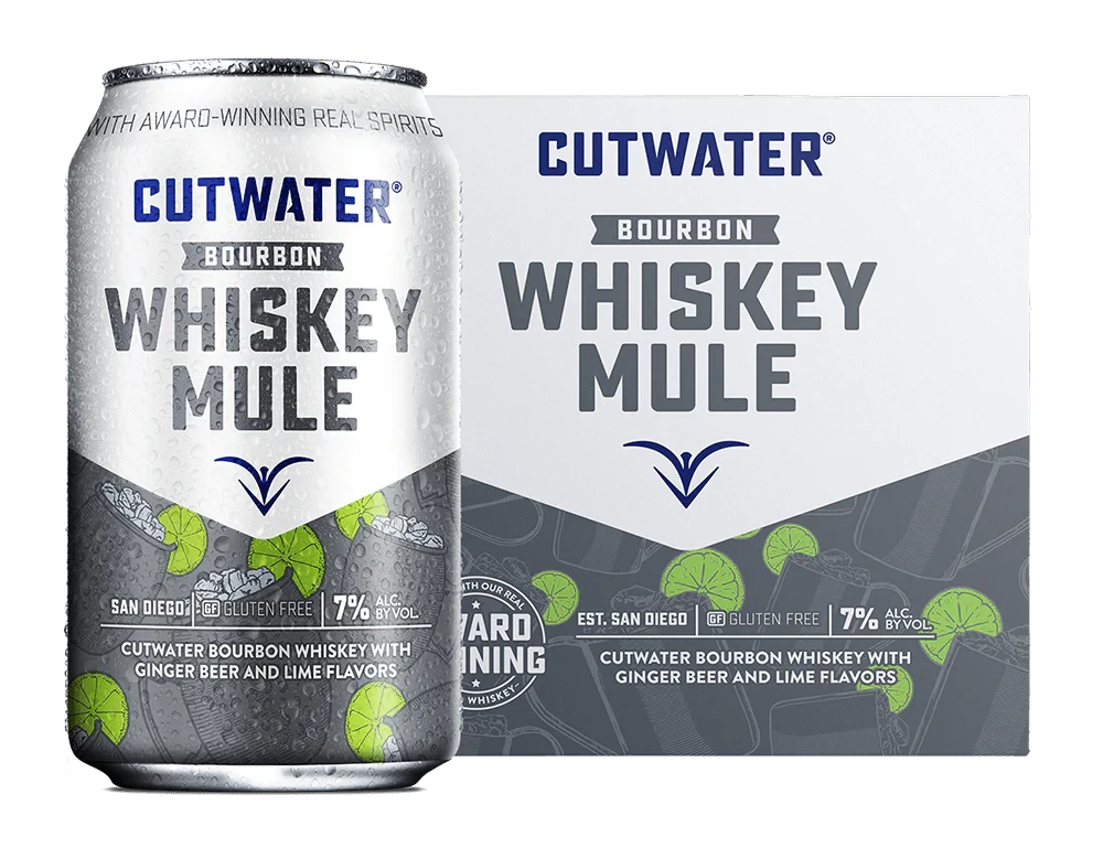 Cutwater Whiskey Mule 4Pk 355ml Cans