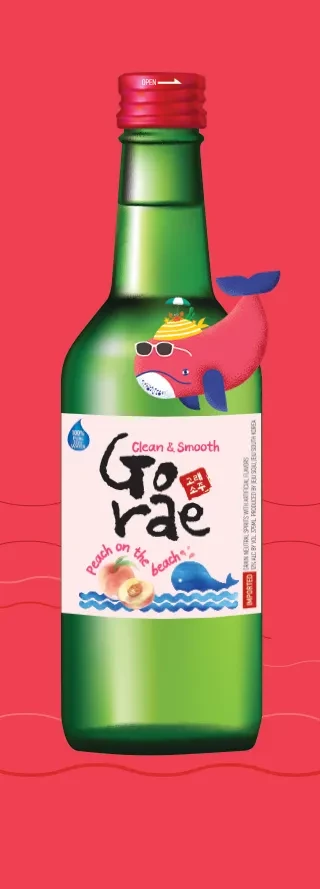 Gorae Peach Soju 375ml