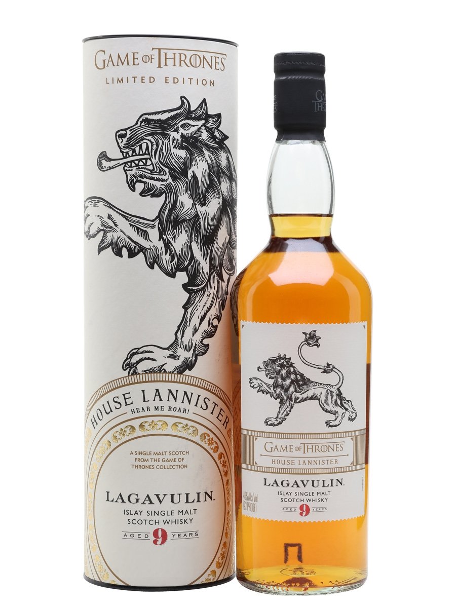Lagavulin 9 Year Old Game Of Thrones House Lannister 750ml