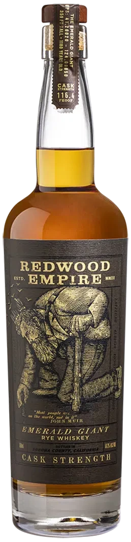 Redwood Empire Emerald Giant Cask Strength Rye Whiskey 750ml
