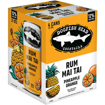 Dogfish Head Vodka Crush Pineapple Orange 4X12oz